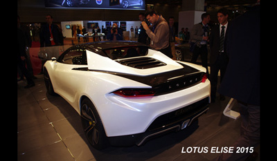 Lotus Elise (2.0 litre, inline 4, 320 PS) 2015